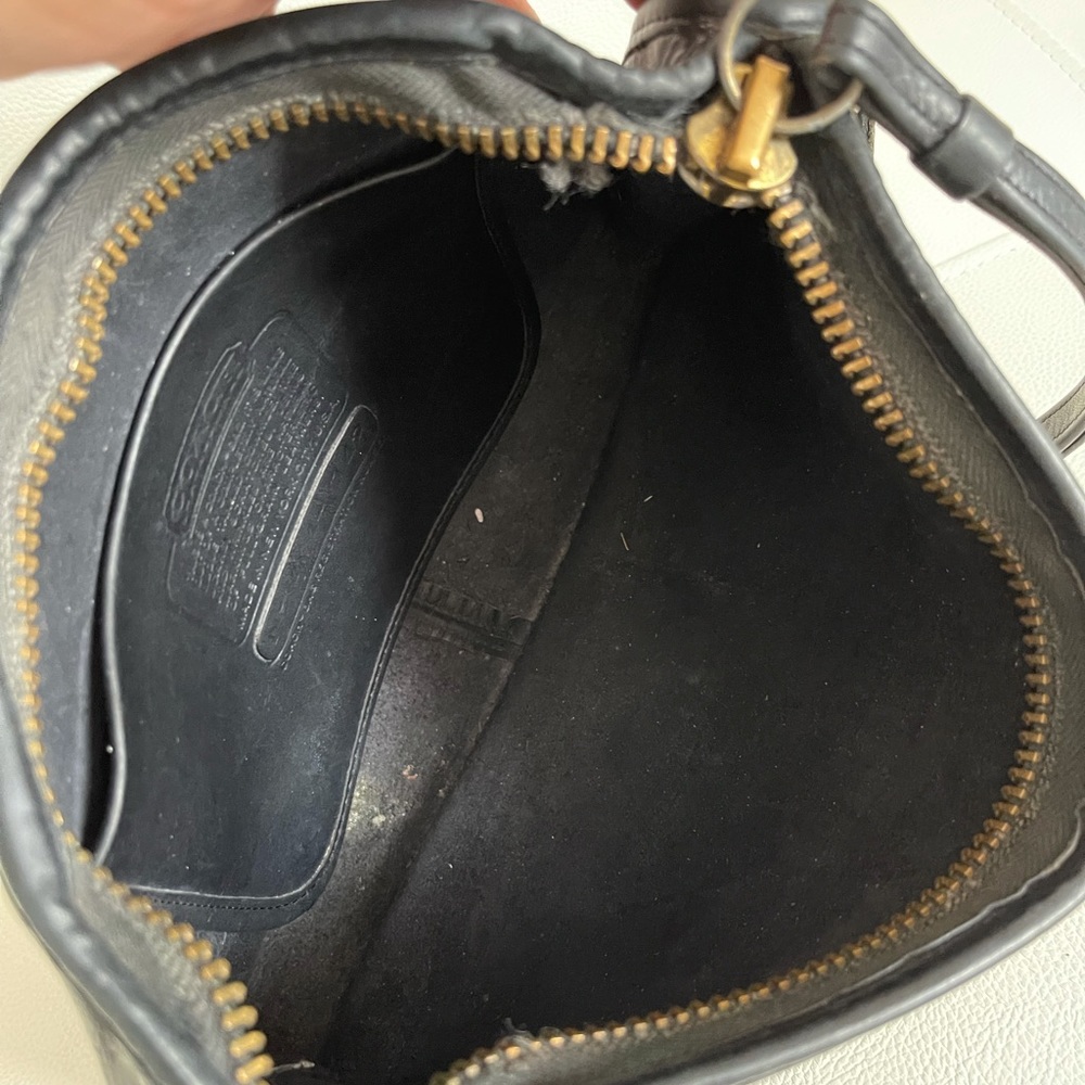 Coach Bonnie Cashin Vintage Black Leather Purse - Picture 3 of 15